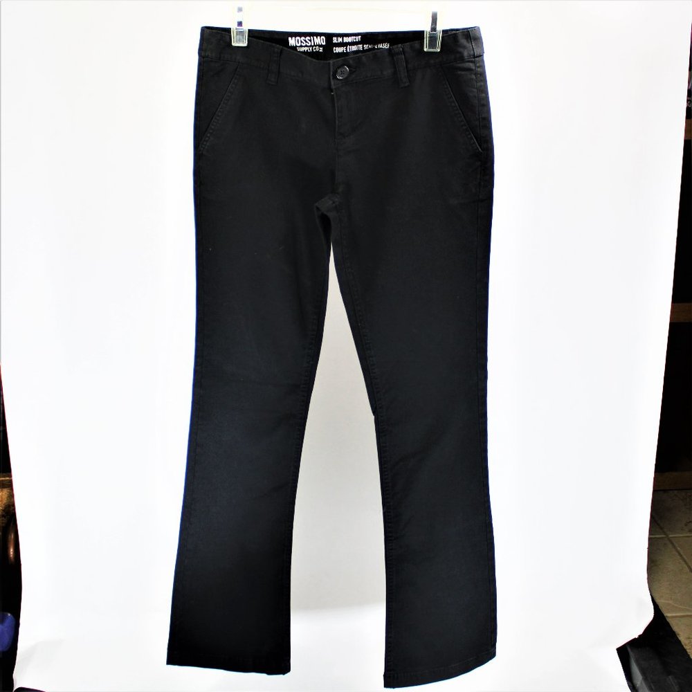 Mossimo Supply Co. |  Black Slim Boot Cut Pants